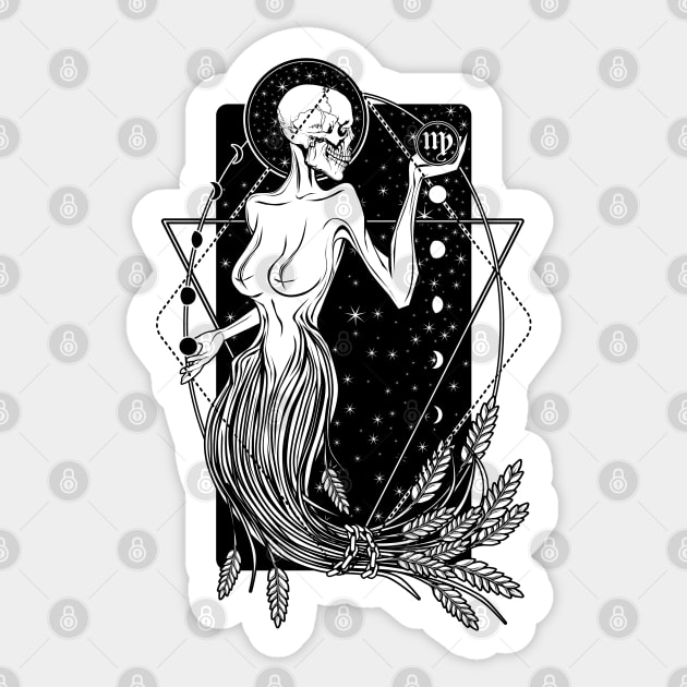 Zodiac: Virgo Sticker by Von Kowen